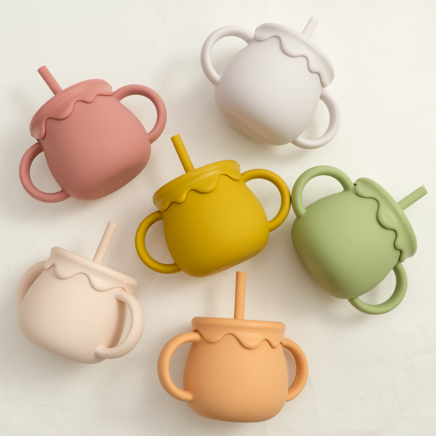 Baby Food Zone - Babyvoedingsbekers Draagbaar drinkgerei Sippy Cup Stevige