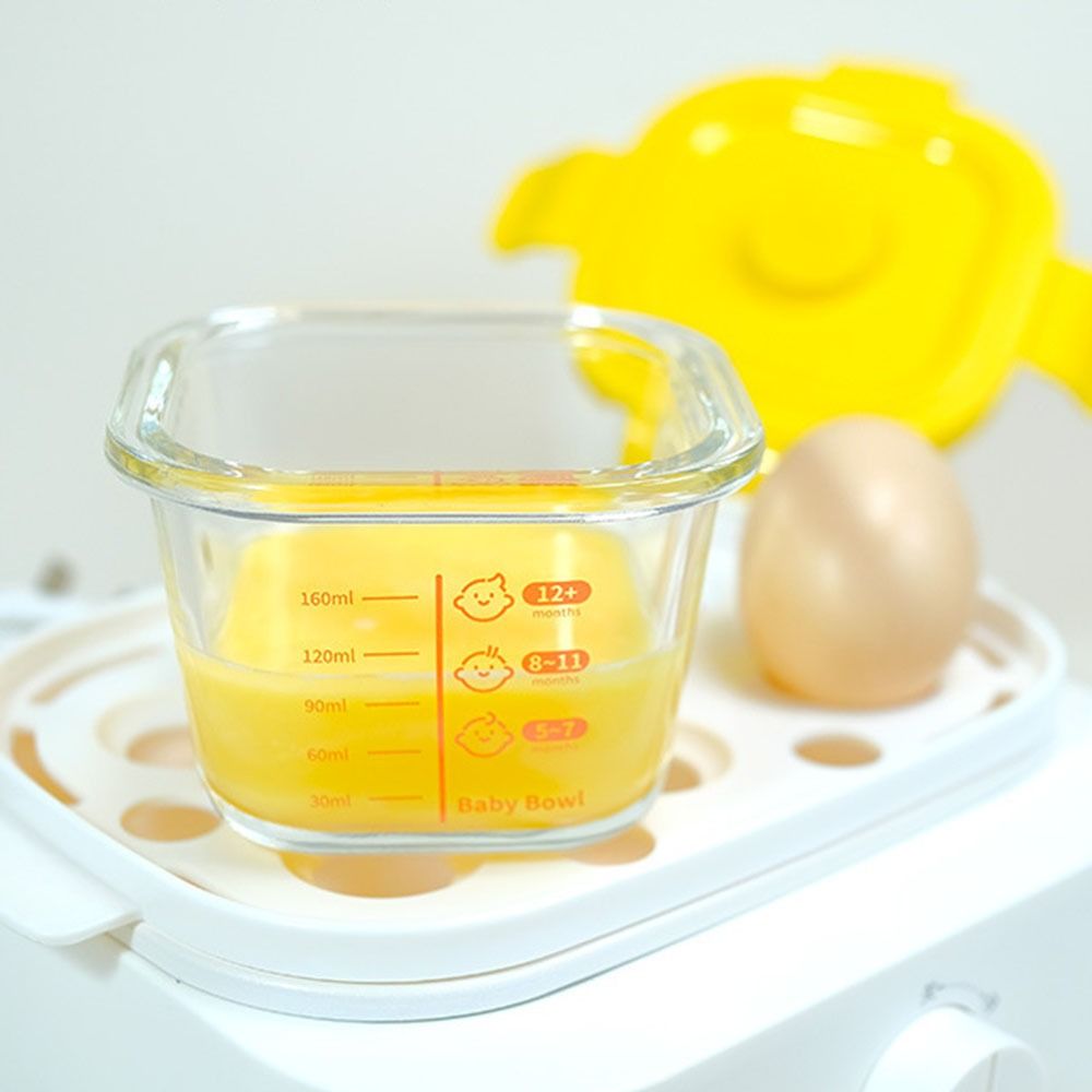 Baby Food Jars - Eenvoudige 170ml voedselbewaardoos, bevroren glazen babyvoedingbeker,