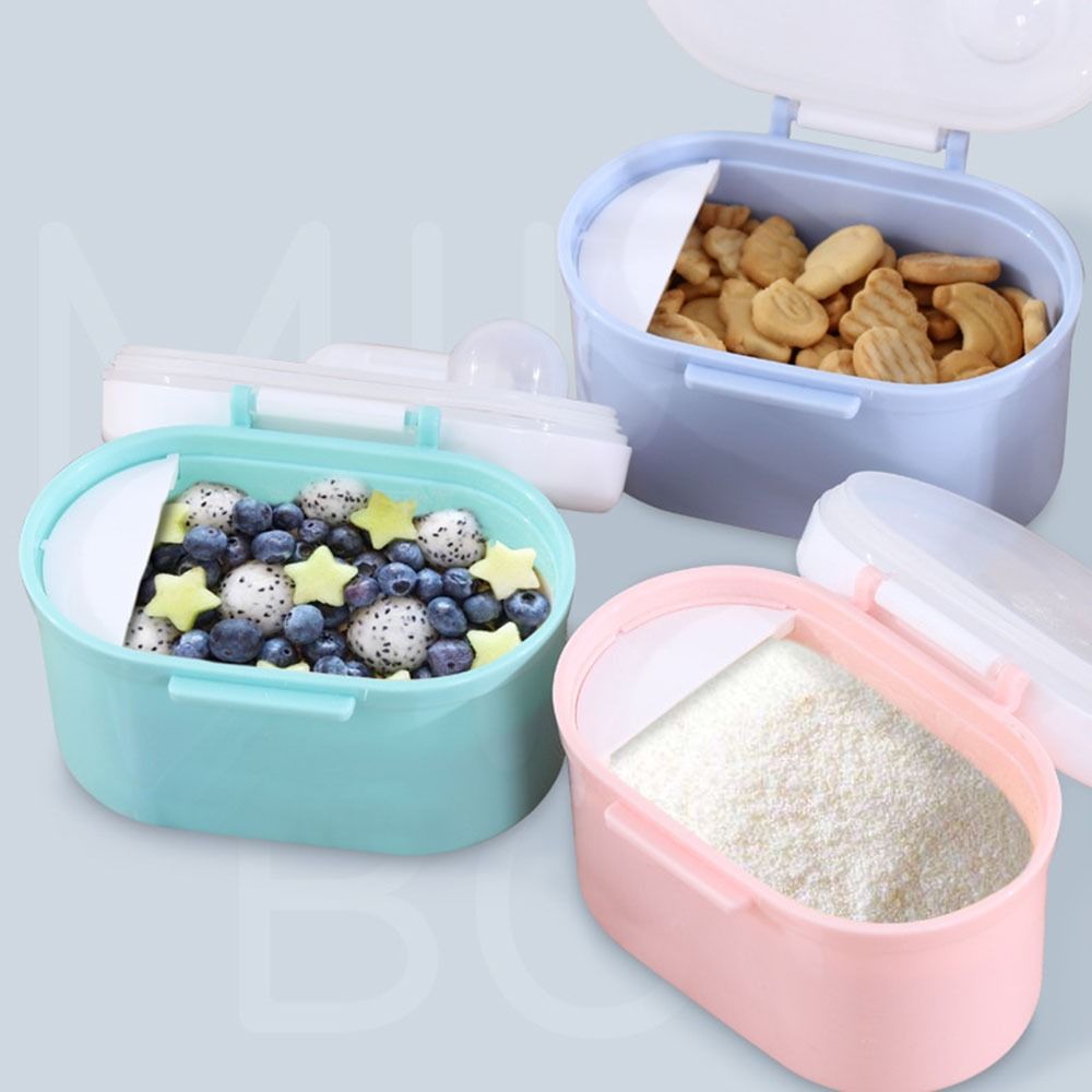 Baby Food Tracker - Draagbare babymelkpoederdoos met schepje BPA-vrije opbergdoos