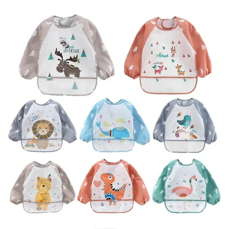 Bib Long Sleeve - For1-3Year Baby Lange Mouw Sjaal Waterdicht