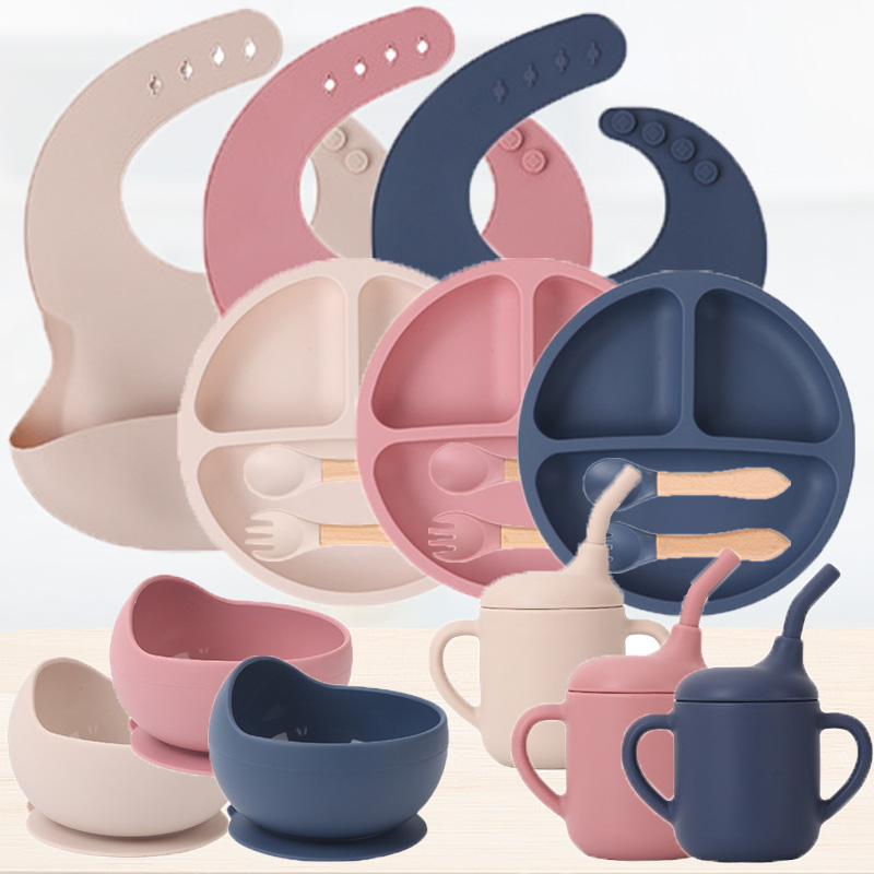 Baby Food Tracker - 1/5Pc BPA Gratis Siliconen Babyvoeding Set