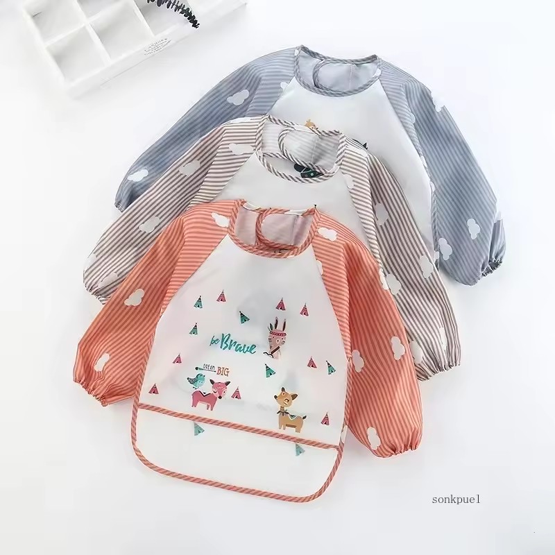 Bib Long Sleeve - 1-5 Stuks For1-3Year Baby Lange Mouw