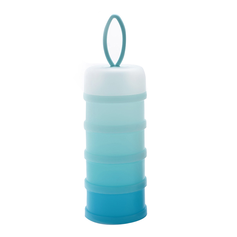 Baby Food Tracker - 4-laags babycontainer PP melkpoederdoos Draagbare voedselopslag