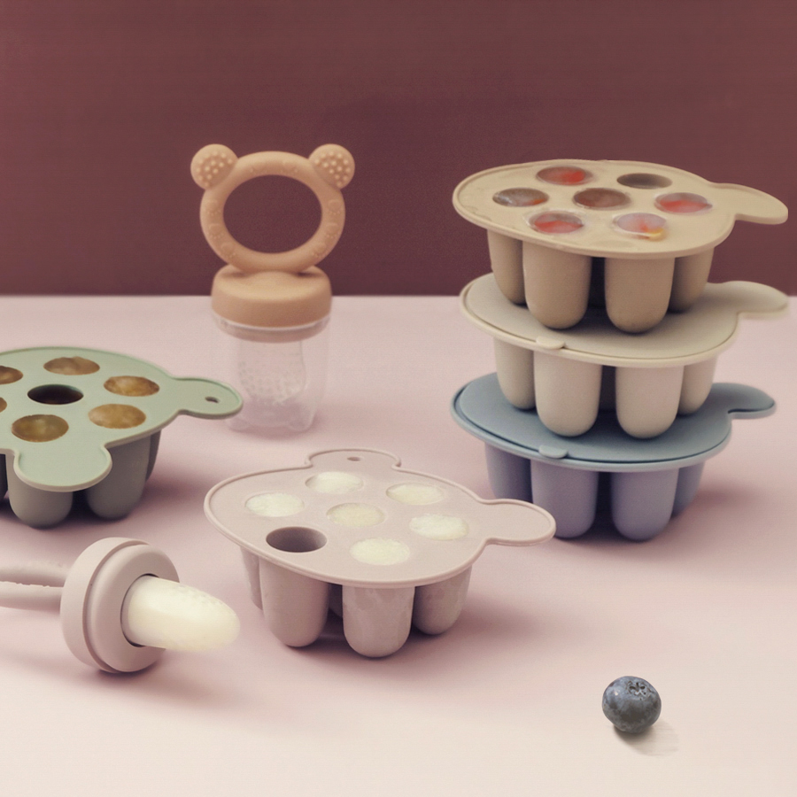 Baby Food Zone - Baby Ijsjes Siliconen Mal IJsmachine Popsicle
