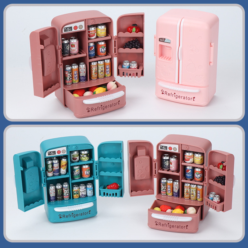 Baby Food Doll - Leuke simulatie microfilm meubels dubbele deur