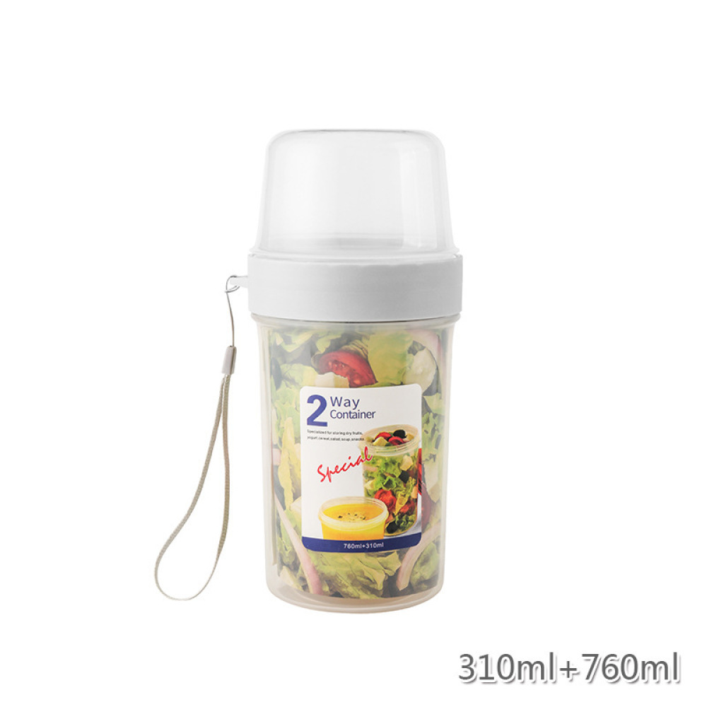 Baby Food Jars - Dubbellaagse lekvrije voedselcontainer, draagbare opbergdoos voor