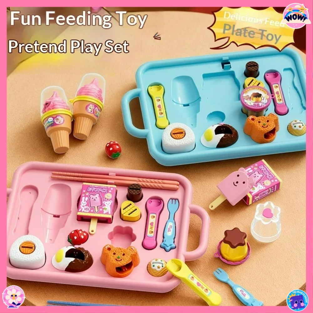Baby Food Doll - NIEUW Voedselvoeding Pudding Speelgoed Met Dienblad