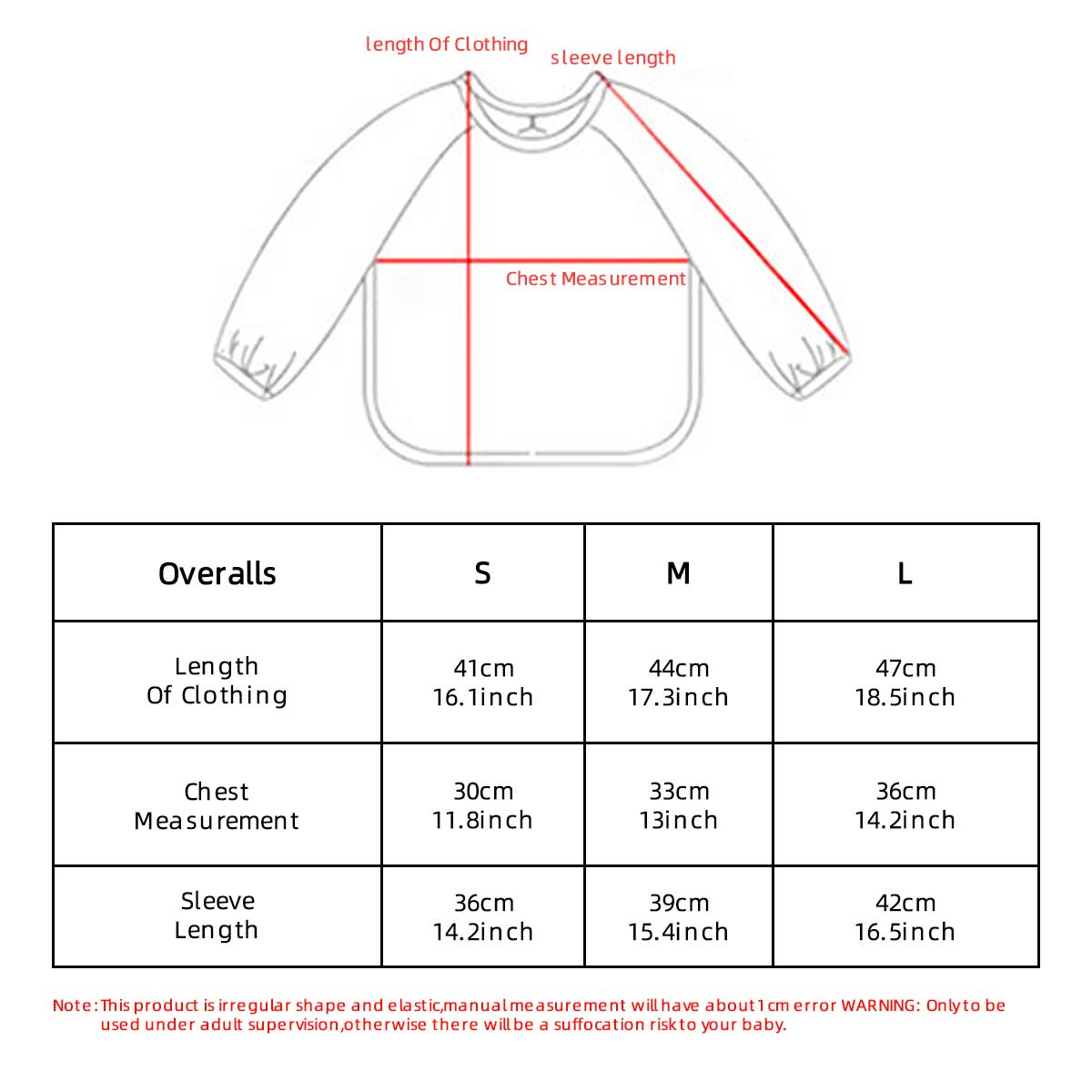 Kinderbaby PU-slabbetjes met l - Bib Long Sleeve recensie en prijs