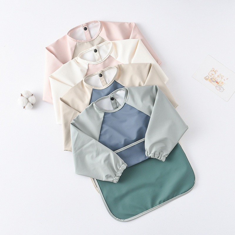 Kinderbaby PU-slabbetjes met l - Bib Long Sleeve recensie en prijs