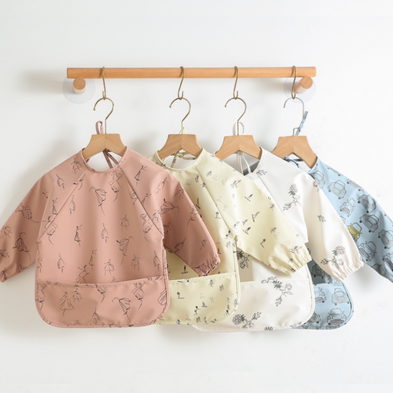 PU-omkeerbaar slabbetje met la - Bib Long Sleeve recensie en prijs