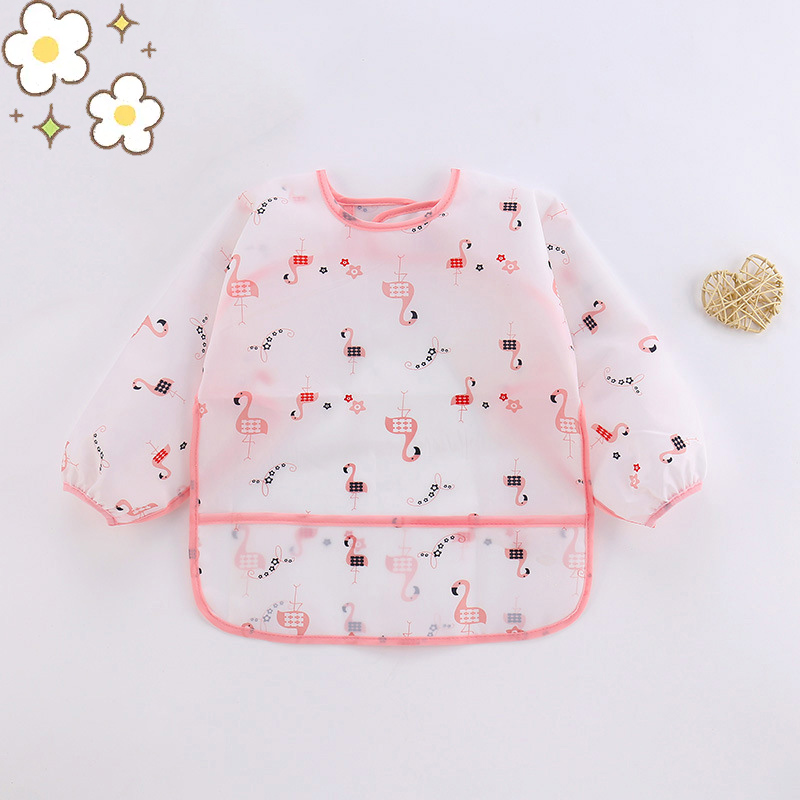 Baby siliconen cartoon slabbet - Bib Long Sleeve recensie en prijs