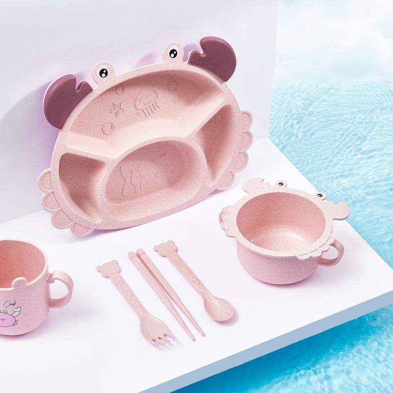 4/6 stuks krabben kinderborden - Baby Food Utensils Set recensie en prijs