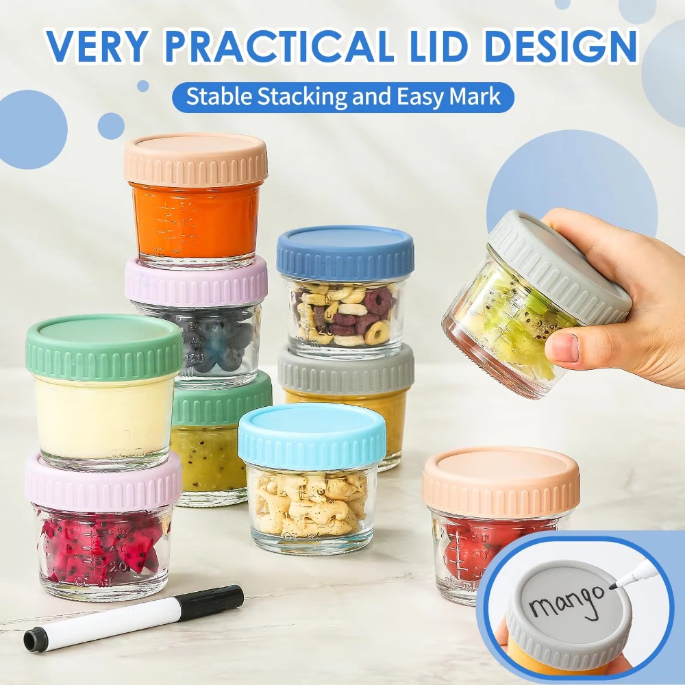 6 stks Mason Jar Glazen Babyvo - Baby Food Glass Jar recensie en prijs