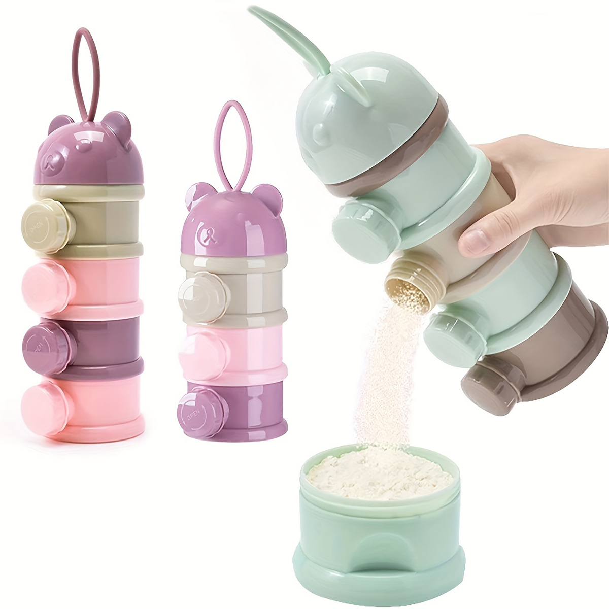 Babymelkpoedercontainer met gr - Baby Food Glass Jar recensie en prijs