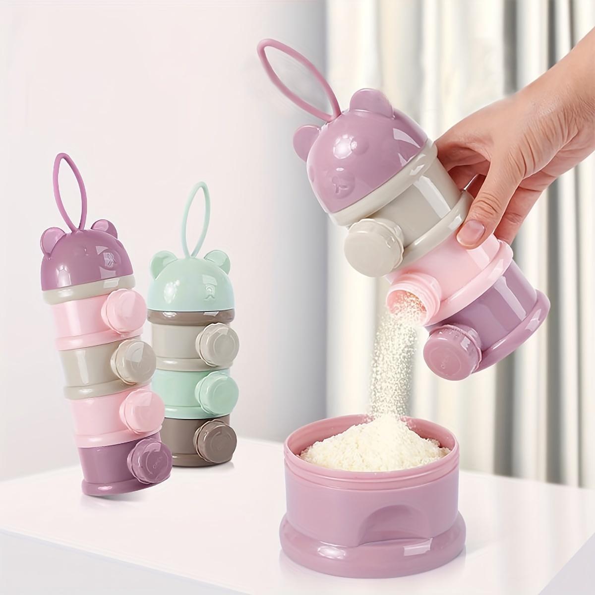 Babymelkpoedercontainer met gr - Baby Food Glass Jar recensie en prijs