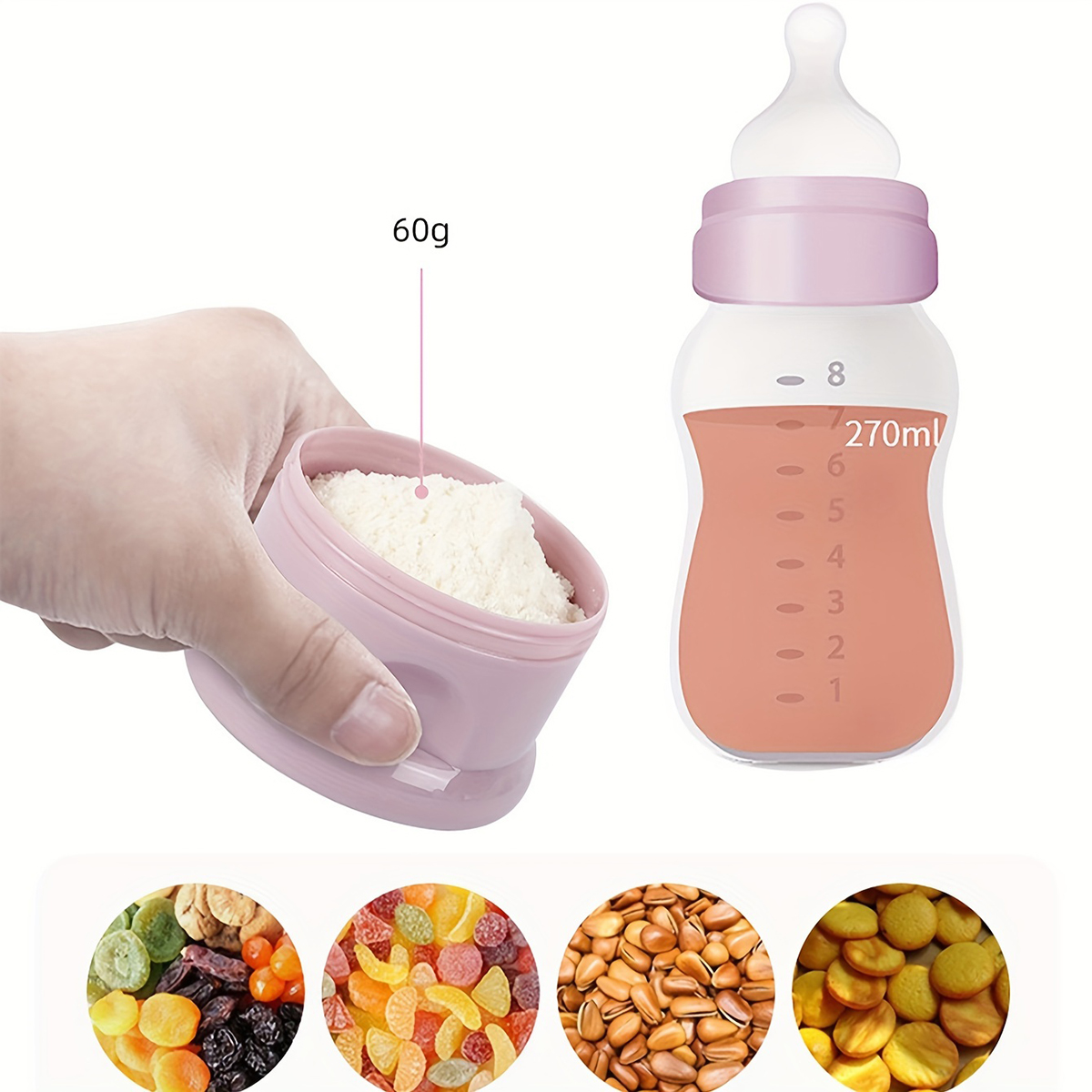 Babymelkpoedercontainer met gr - Baby Food Glass Jar recensie en prijs