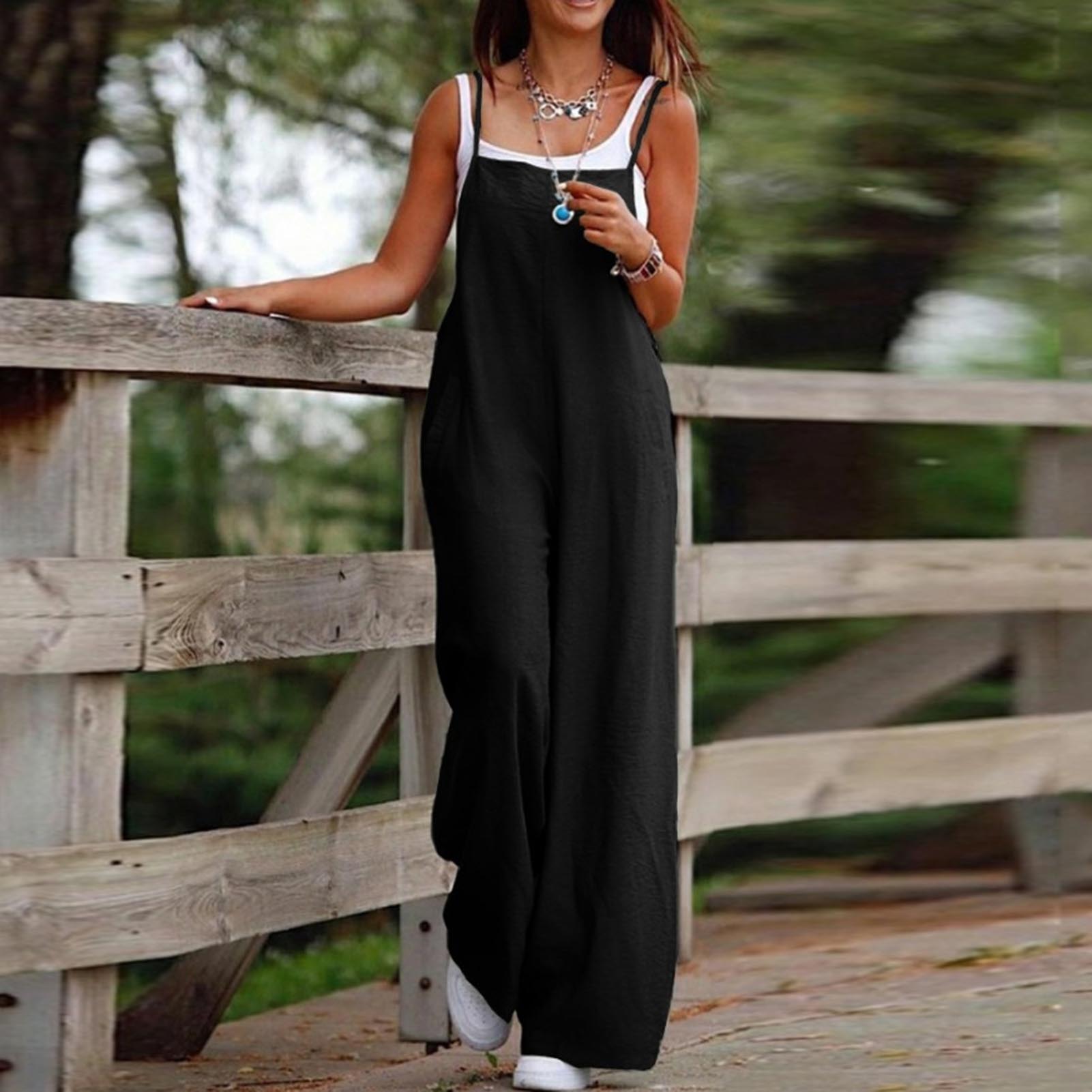Casual Losse Jumpsuit Vrouwen  - Bib Long Sleeve recensie en prijs