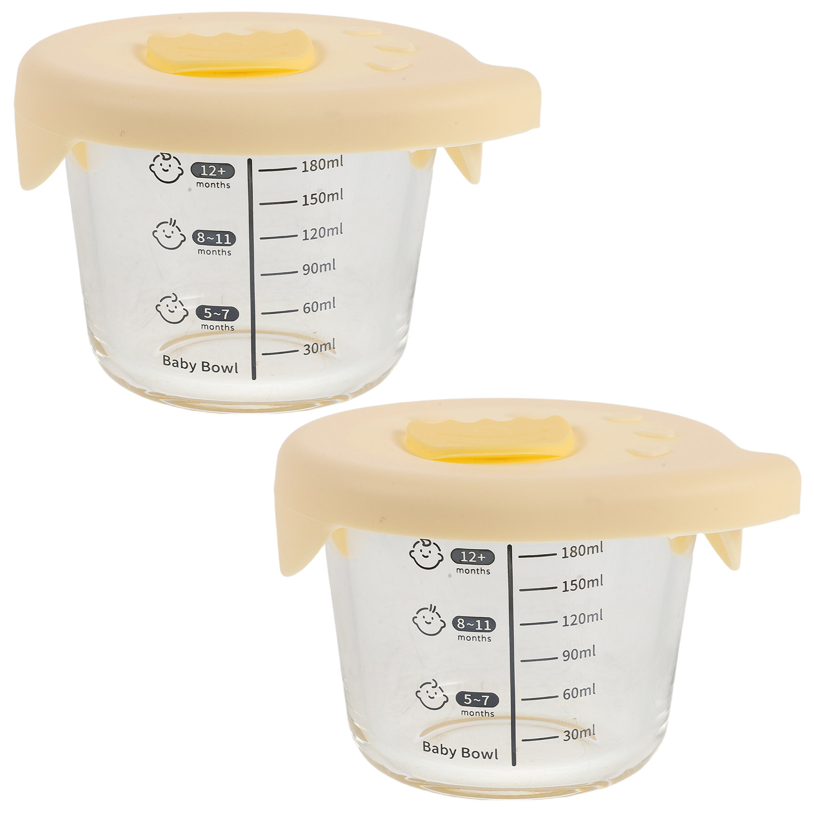 2 stuks glazen babyvoedsel bew - Baby Food Glass Jar recensie en prijs