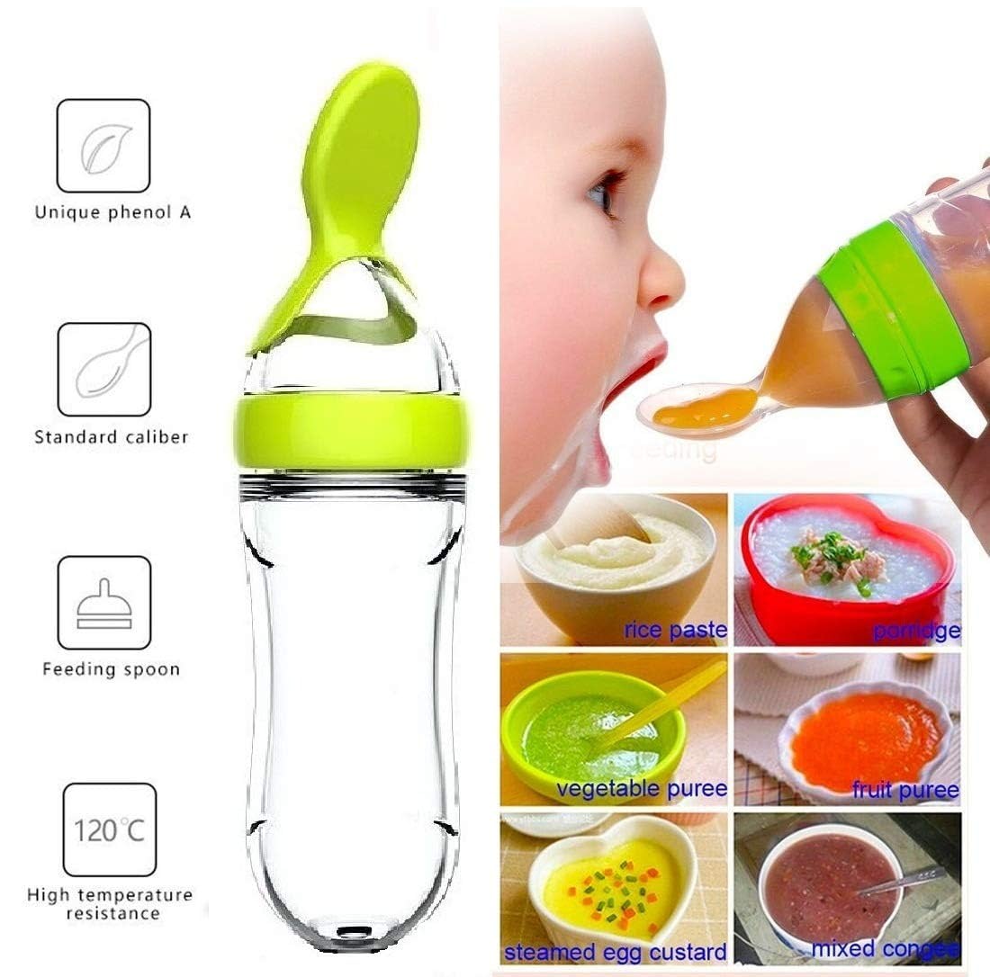 Knijpen Zuigfles Cup Siliconen - Baby Food Jars recensie en prijs