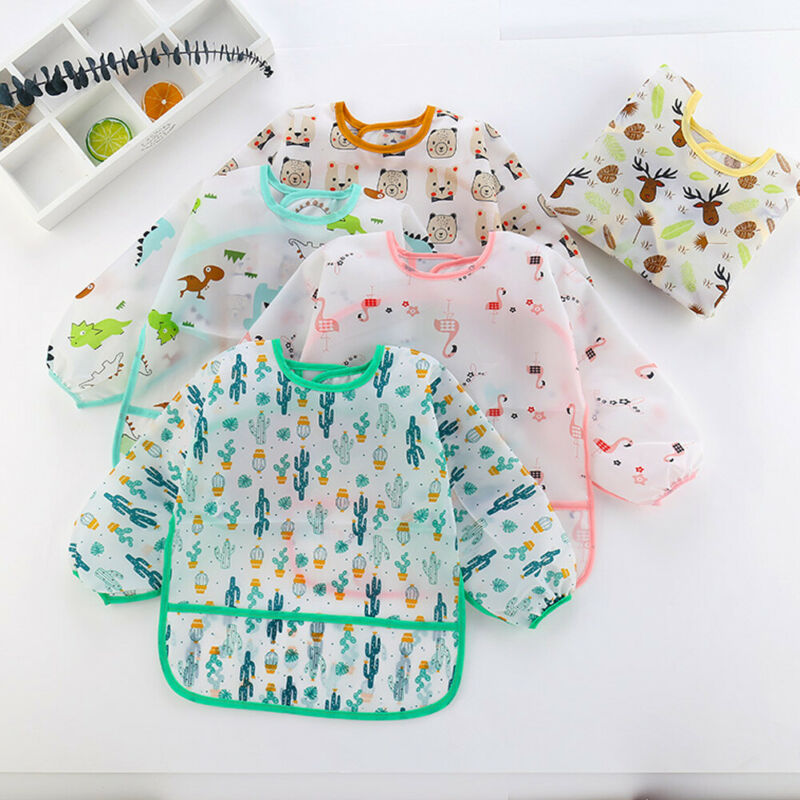 1 Stuks Schattige Baby Slabbet - Bib Long Sleeve recensie en prijs