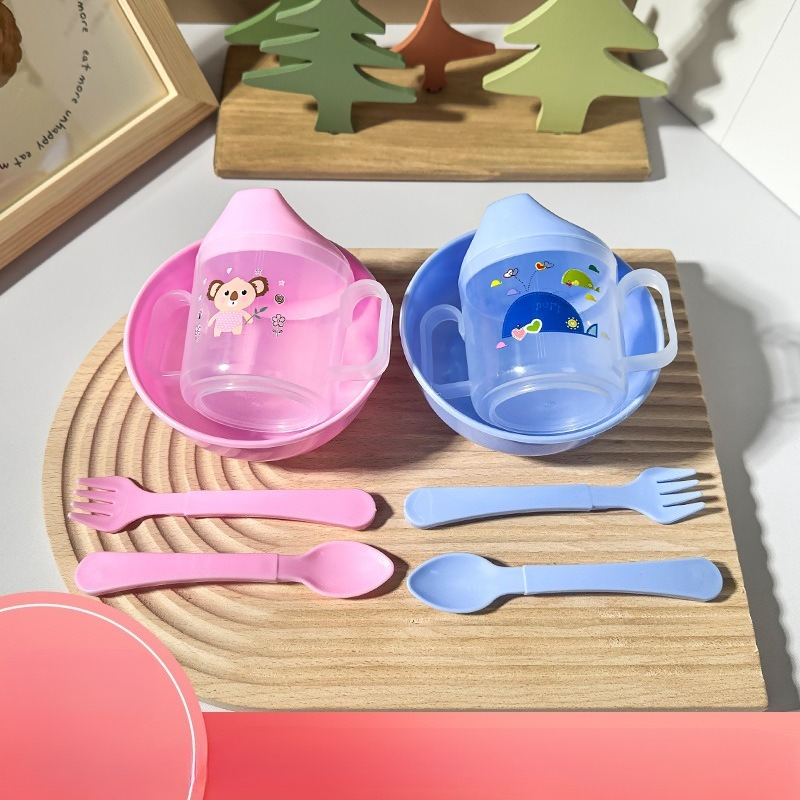4-delige set babyvoeding en vo - Baby Food Utensils Set recensie en prijs