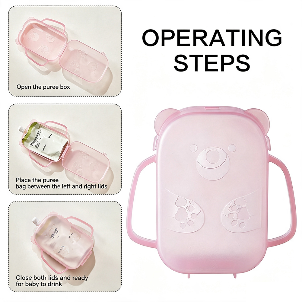 Knijpbestendige zakhouder Voed - Baby Food Zone recensie en prijs