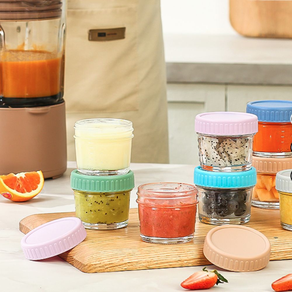 6 stuks multifunctionele glaze - Baby Food Jars recensie en prijs