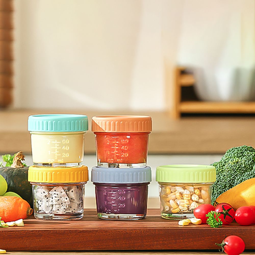 6 stuks glazen babyvoedingpot  - Baby Food Jars recensie en prijs