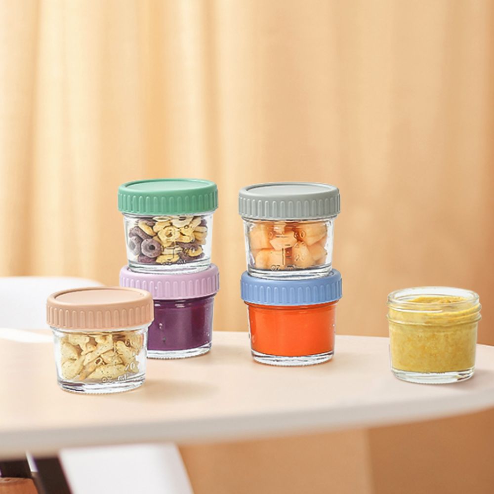 6 stuks glazen babyvoedingpot  - Baby Food Jars recensie en prijs