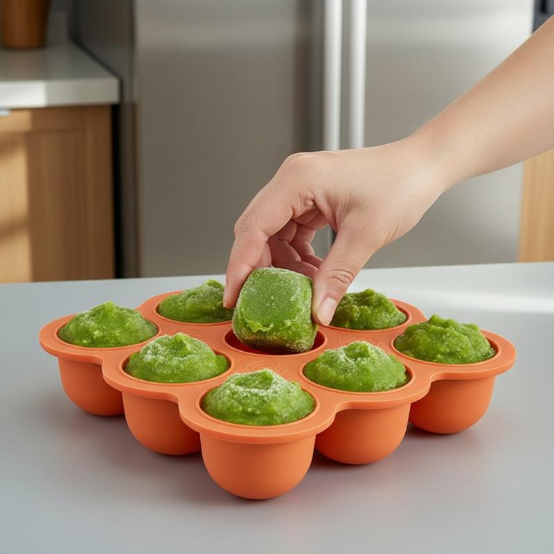 Babyvoeding siliconen bakje 9- - Baby Food Zone recensie en prijs