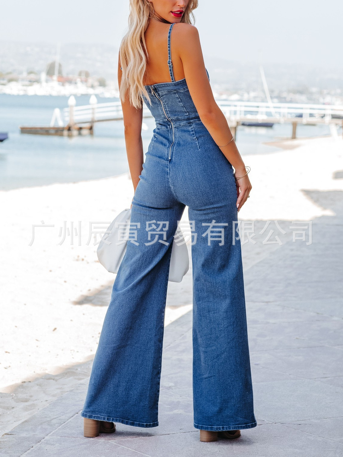 Dames Zomer Nieuwe Mode Denim  - Bib Long Sleeve recensie en prijs