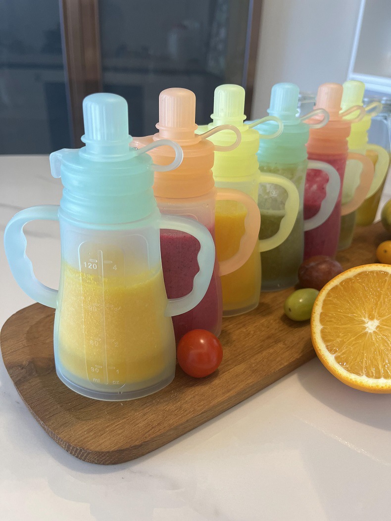 Nieuwe herbruikbare siliconen  - Baby Food Zone recensie en prijs