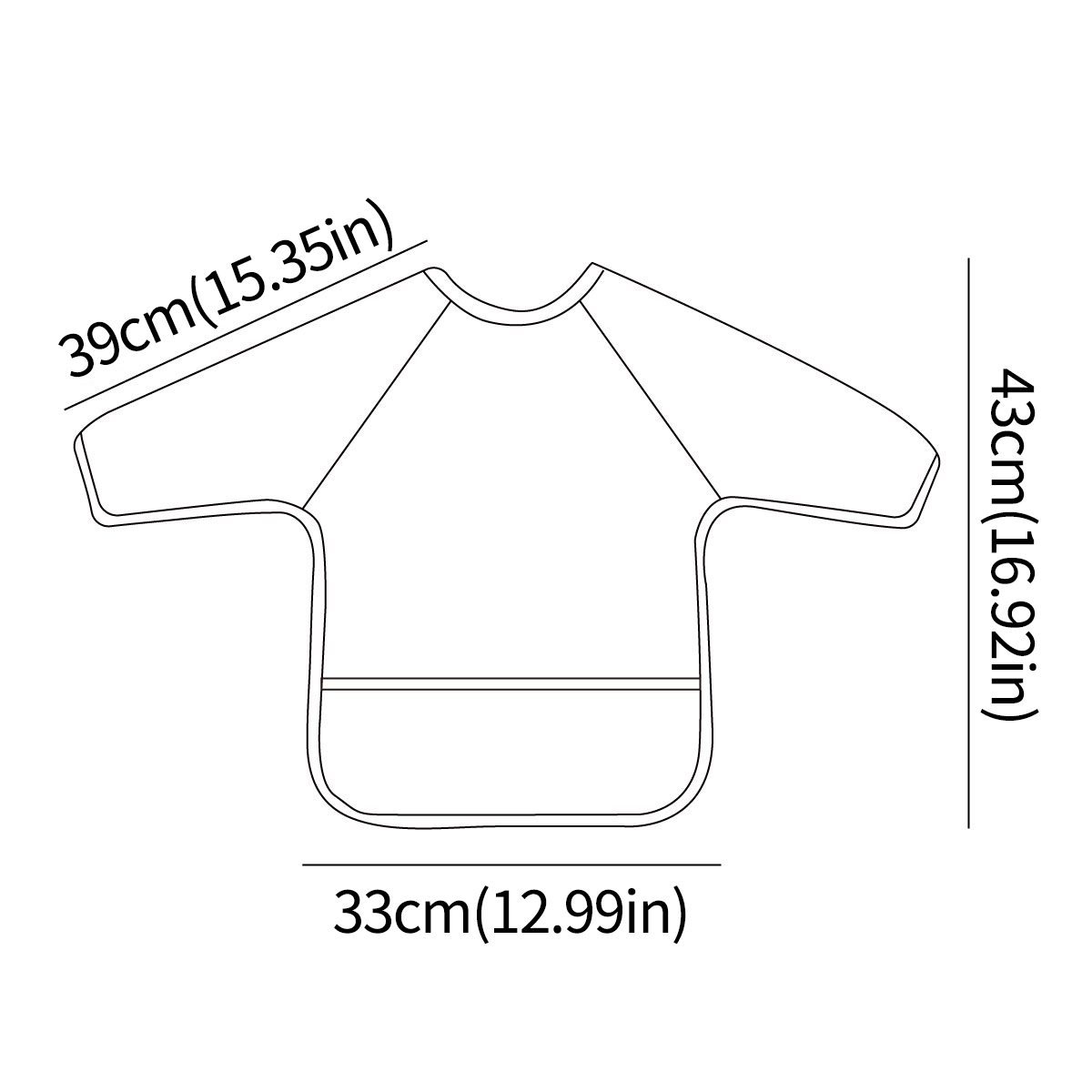 1 Pc Waterdichte Babyvoedingss - Bib Long Sleeve recensie en prijs