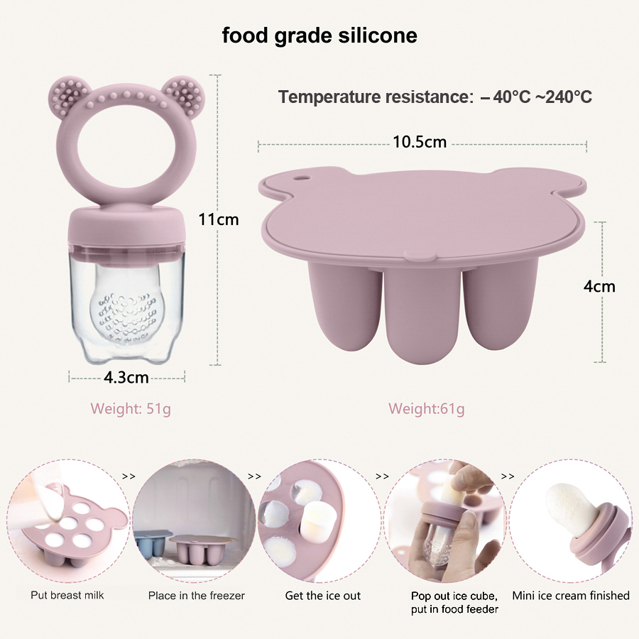 Baby Ijsjes Siliconen Mal IJsm - Baby Food Zone recensie en prijs
