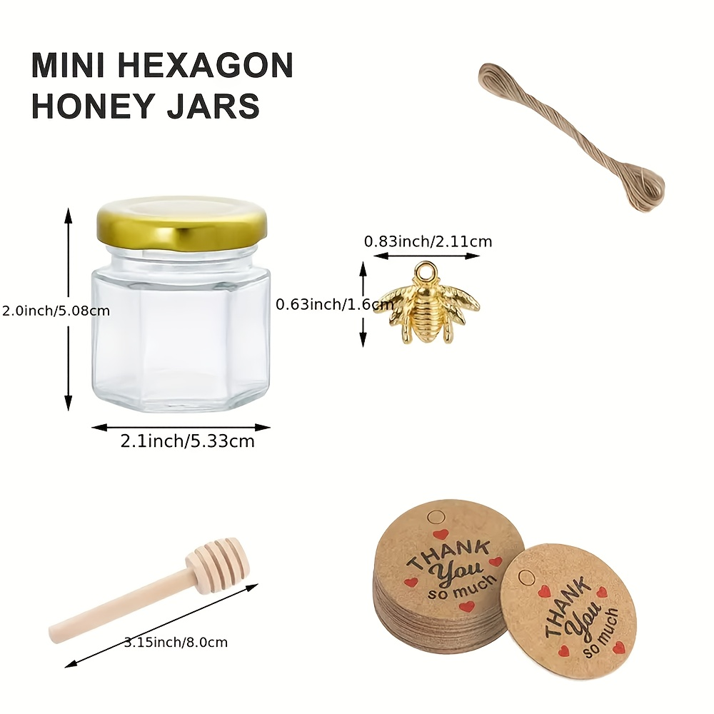 1,5 oz, Hexagonale Mini Glazen - Baby Food Glass Jar recensie en prijs