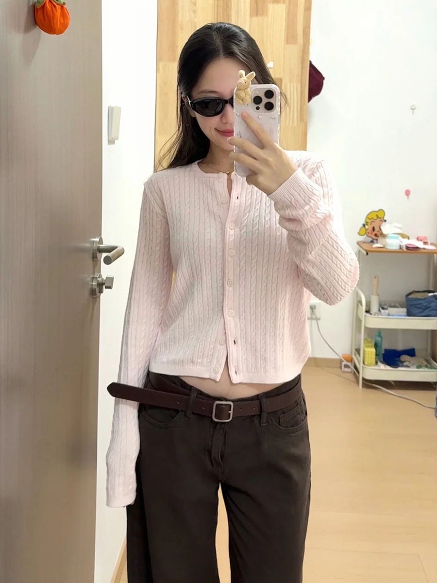 Twist Flower Baby Roze Trui Ve - Bib Long Sleeve recensie en prijs