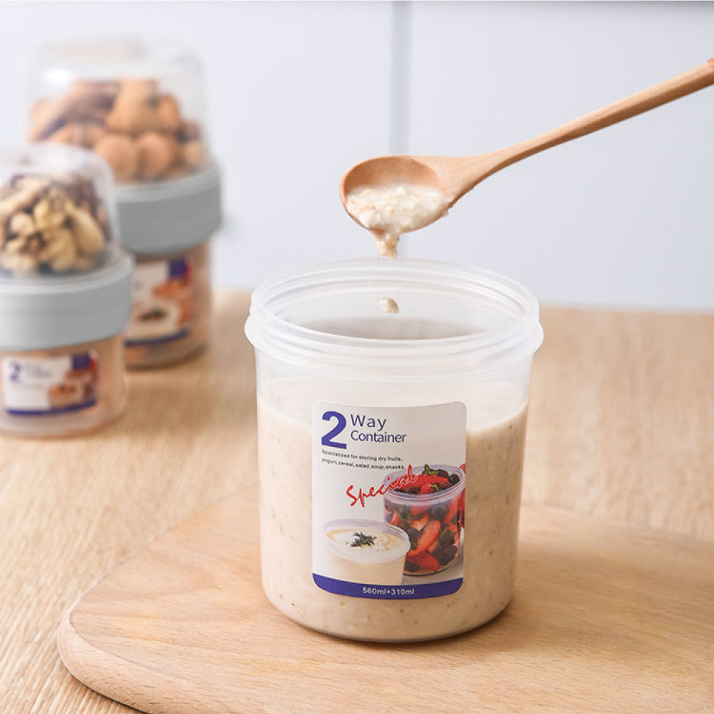 Dubbellaagse lekvrije voedselc - Baby Food Jars recensie en prijs